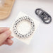 Jewelry WholesaleWholesale Phone Cord Hair Ring Plaid Star Rubber Band Love Headband Bracelet JDC-BT-WeiY015 Bracelet 薇雅 %variant_option1% %variant_option2% %variant_option3%  Factory Price JoyasDeChina Joyas De China