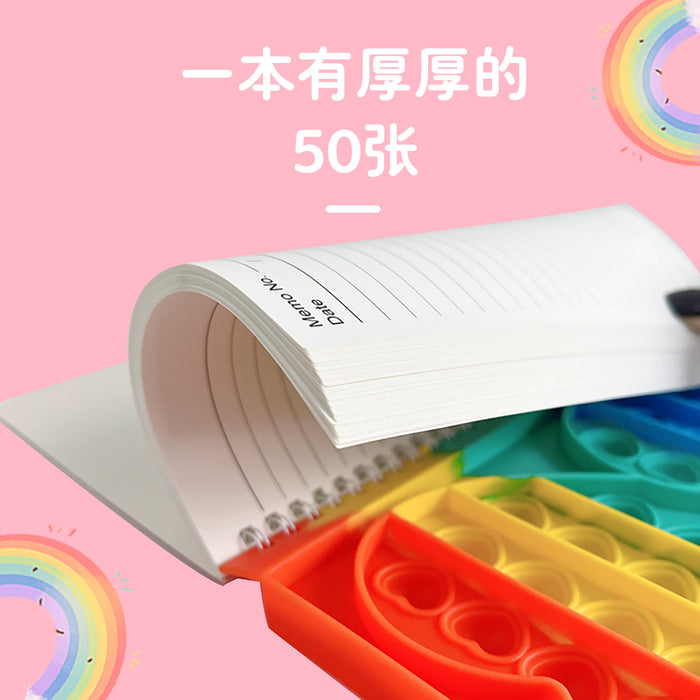 Jewelry WholesaleWholesale decompression bubble notebook loose leaf notebook JDC-FT-XuYe005 fidgets toy 旭业 %variant_option1% %variant_option2% %variant_option3%  Factory Price JoyasDeChina Joyas De China