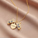 Jewelry WholesaleWholesale Women's Butterfly I Love You Love Album Box Pendant Necklace JDC-NE-JYS005 necklaces 静夜思 %variant_option1% %variant_option2% %variant_option3%  Factory Price JoyasDeChina Joyas De China