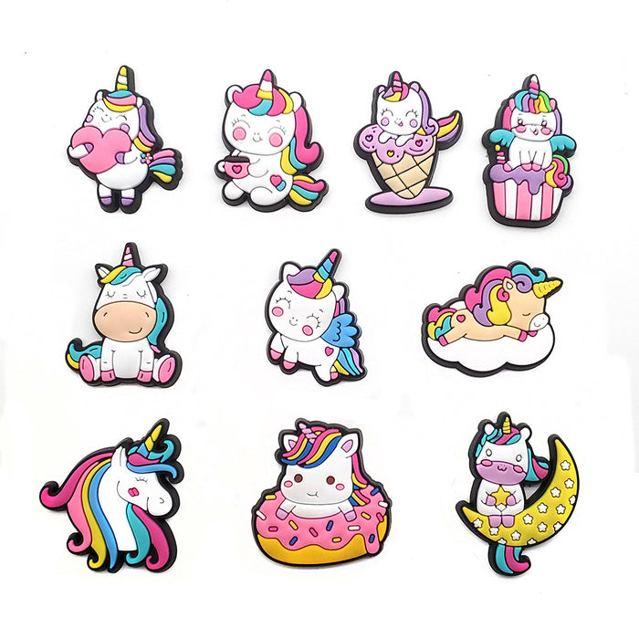 Wholesale Croc Charms Random 10pcs Cartoon Cute PVC DIY Accessories JDC-CCS-WanX037