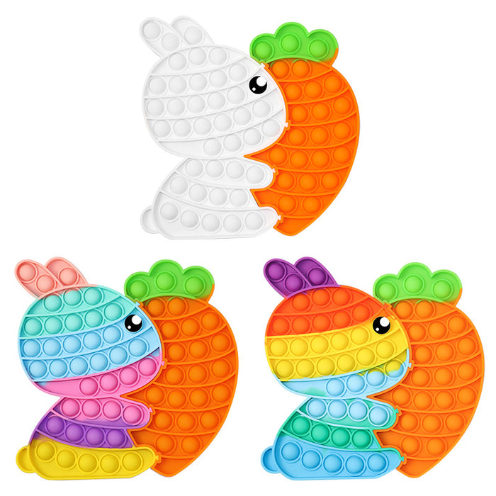 Jewelry WholesaleWholesale animal model children's silicone decompression bubble rainbow press press toys MOQ≥2 JDC-FT-HMJ011 fidgets toy 华明军 %variant_option1% %variant_option2% %variant_option3%  Factory Price JoyasDeChina Joyas De China