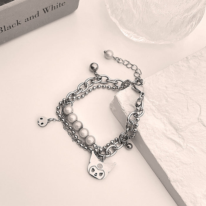 Wholesale Cartoon Pearl Bracelet MOQ≥2 JDC-BT-ChenY010