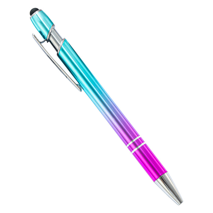 Wholesale Gradient Color Press Metal Ballpoint Pen MOQ≥2 JDC-BP-Huah052