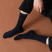 Jewelry WholesaleWholesale Men's Black Business Socks Formal Medium Tube JDC-SK-QiuEr004 Sock 秋尔杰 %variant_option1% %variant_option2% %variant_option3%  Factory Price JoyasDeChina Joyas De China