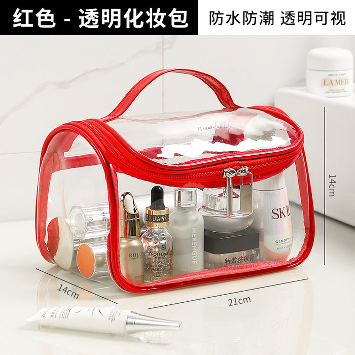 Wholesale Transparent PVC Waterproof Travel Toiletry Bag Storage Bag JDC-SB-HAO005