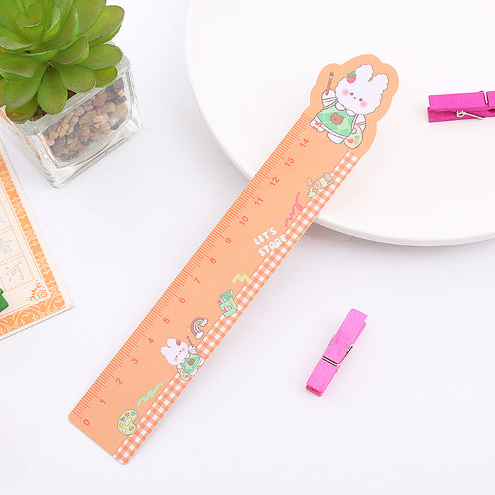 Wholesale Plastic Cartoon Ruler 15CM JDC-RL-Liuj001