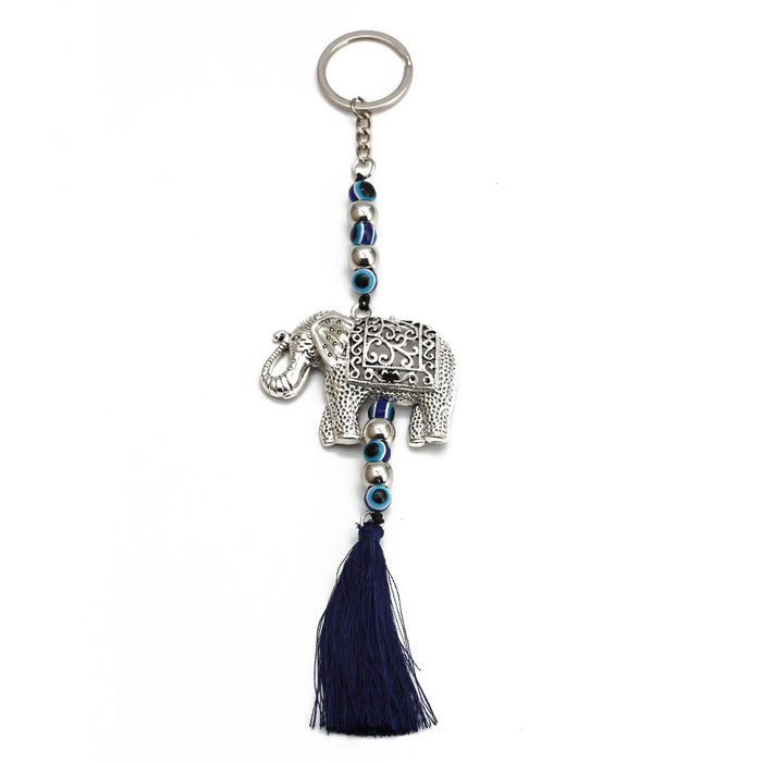 Jewelry WholesaleWholesale Elephant Blue Eye Tree of Life Demon Eye Keychain JDC-KC-baiding003 Keychains 佰定 %variant_option1% %variant_option2% %variant_option3%  Factory Price JoyasDeChina Joyas De China