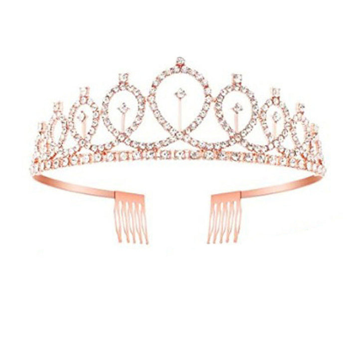 Jewelry WholesaleWholesale Crown White Crystal Alloy Headband JDC-HD-hongh001 Headband 宏宏 %variant_option1% %variant_option2% %variant_option3%  Factory Price JoyasDeChina Joyas De China