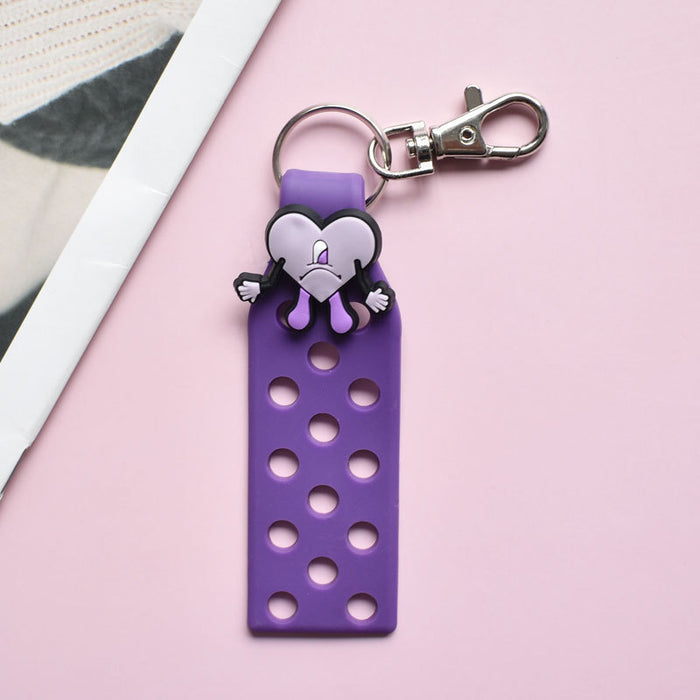 Wholesale Keychain Croc Charms PVC Soft Rubber MOQ≥10 (M) JDC-KC-RYY004