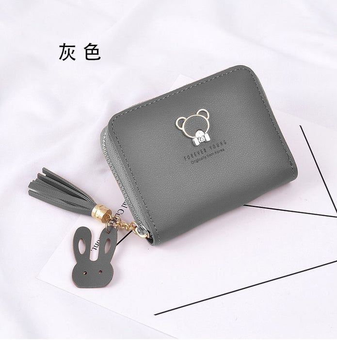 Jewelry WholesaleWholesale cute bear zipper wallet coin purse JDC-WT-BaoD004 Wallet 包东 %variant_option1% %variant_option2% %variant_option3%  Factory Price JoyasDeChina Joyas De China