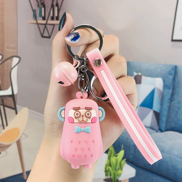 Wholesale plastic cartoon keychain MOQ≥2 (M) JDC-KC-Mpaoyu001