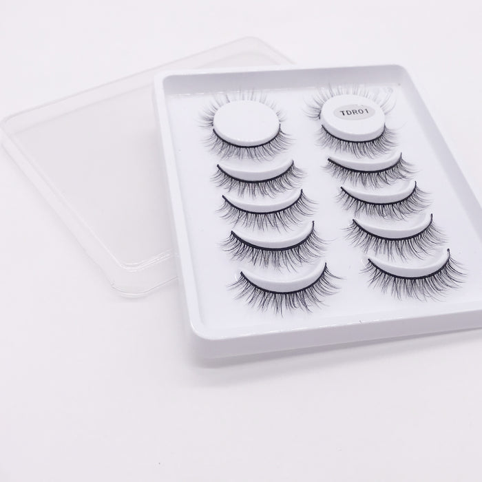 Jewelry WholesaleWholesale a variety of 3D natural simulation slim long multi-layer stereoscopic false eyelashes six pairs of JDC-EY-LDS001 Eyelashes 蕾丝黛 %variant_option1% %variant_option2% %variant_option3%  Factory Price JoyasDeChina Joyas De China