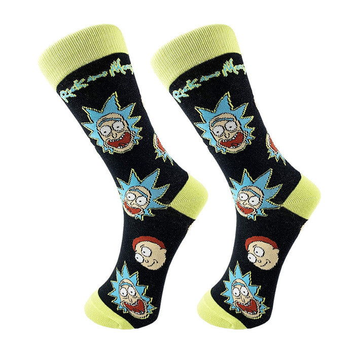 Wholesale Socks Cotton Cartoon Alphabet Medium Tube Socks (M) JDC-SK-YiYan021