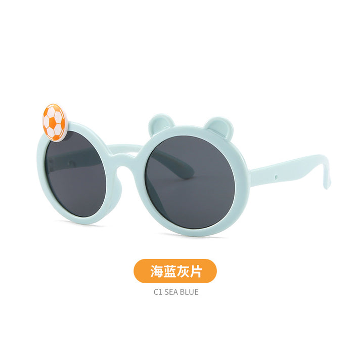 Jewelry WholesaleWholesale children's anti ultraviolet football Sunglasses JDC-SG-KaiX009 Sunglasses 凯祥 %variant_option1% %variant_option2% %variant_option3%  Factory Price JoyasDeChina Joyas De China