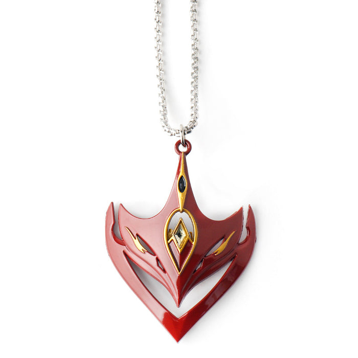 Jewelry WholesaleWholesale Peripheral Witch Heart Fire Alloy Necklace Keychain JDC-KC-AWen006 Keychains 艾文 %variant_option1% %variant_option2% %variant_option3%  Factory Price JoyasDeChina Joyas De China
