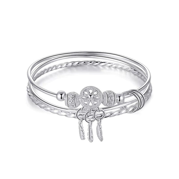 Wholesale Silver Plated Dreamcatcher Bracelet JDC-BT-JinY001