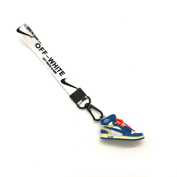 Wholesale Vinyl Sneakers Lanyard Keychain (F) JDC-KC-YTai006