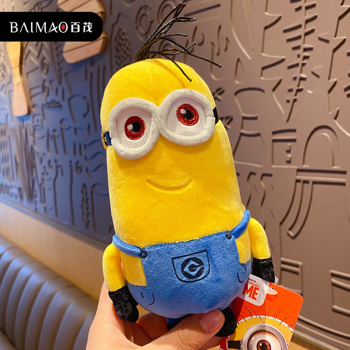 Wholesale genuine cartoon plush minions keychain JDC-KC-BaiM035