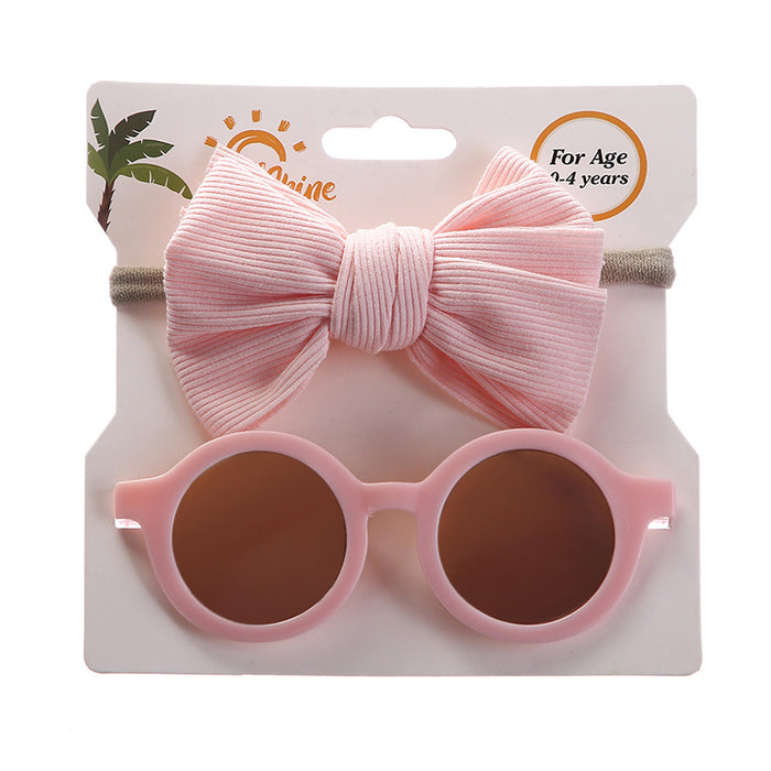 Wholesale Kids Sun Lens Strap Combination Set Sunglasses Glasses JDC-SG-BoB003