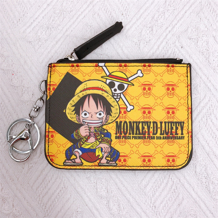 Wholesale Cartoon PU Card Holder Coin Purse Keychain (M) JDC-KC-YaLL010