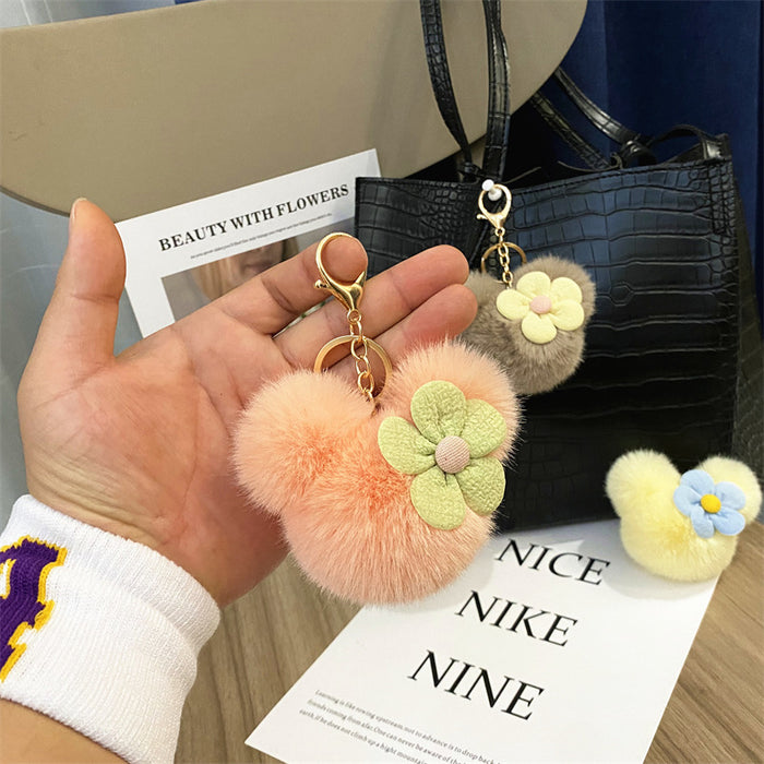 Wholesale Keychain Metal Cute Cartoon Plush Keychain JDC-KC-KaiY006