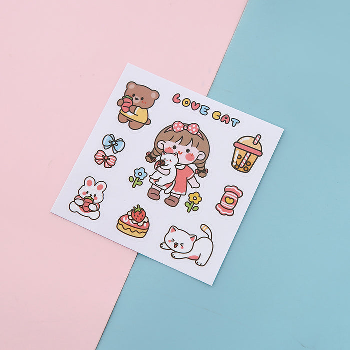 Wholesale Sticker pvc Cute Cartoon (M) JDC-ST-WeiL001