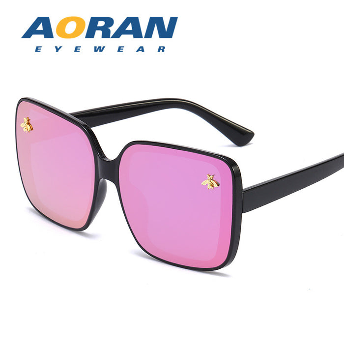 Jewelry WholesaleWholesale small bee personality fashion square Sunglasses JDC-SG-AoR013 Sunglasses 奥然 %variant_option1% %variant_option2% %variant_option3%  Factory Price JoyasDeChina Joyas De China