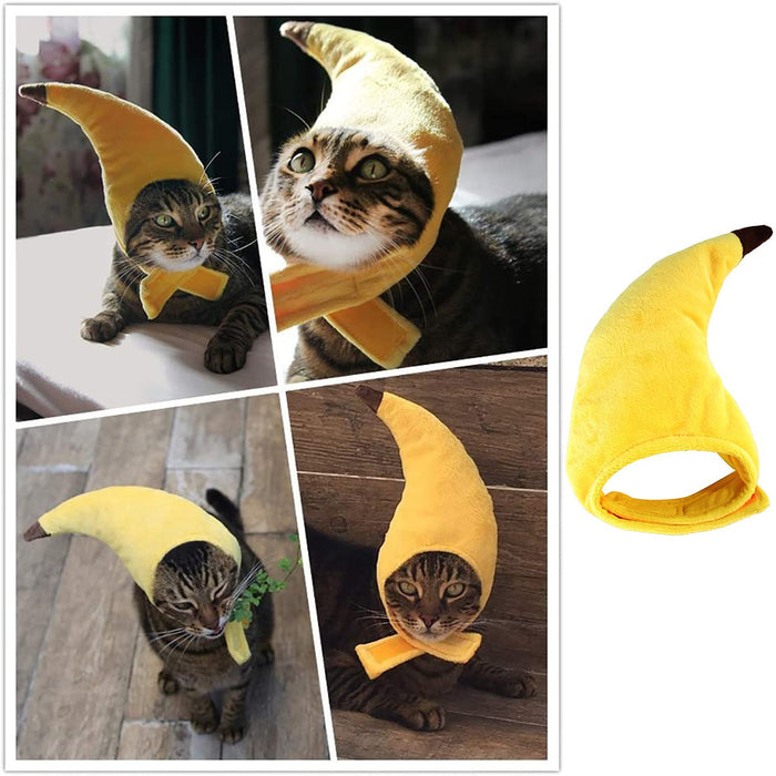 Wholesale Hat Velvet Cat Funny Banana Head Cover MOQ≥2 JDC-FH-DTu002