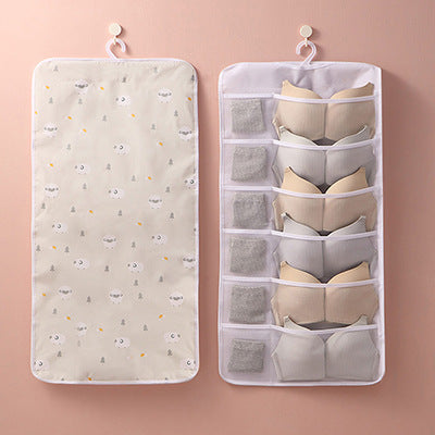 Wholesale PEVA Non Woven Hanging Fabric Storage Bag MOQ≥2 JDC-SB-Jiuf001