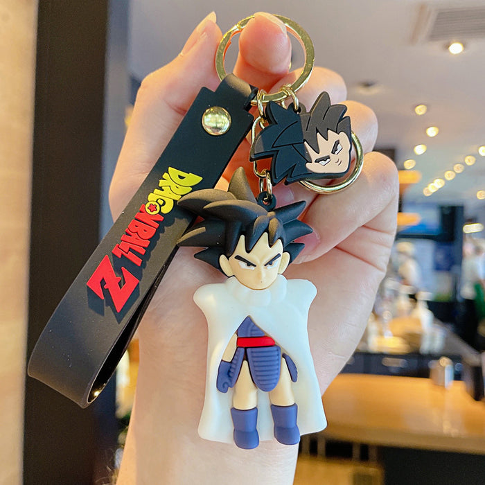 Wholesale Keychains For Backpacks Keychain Cute Goku PVC Epoxy Doll JDC-KC-JG237