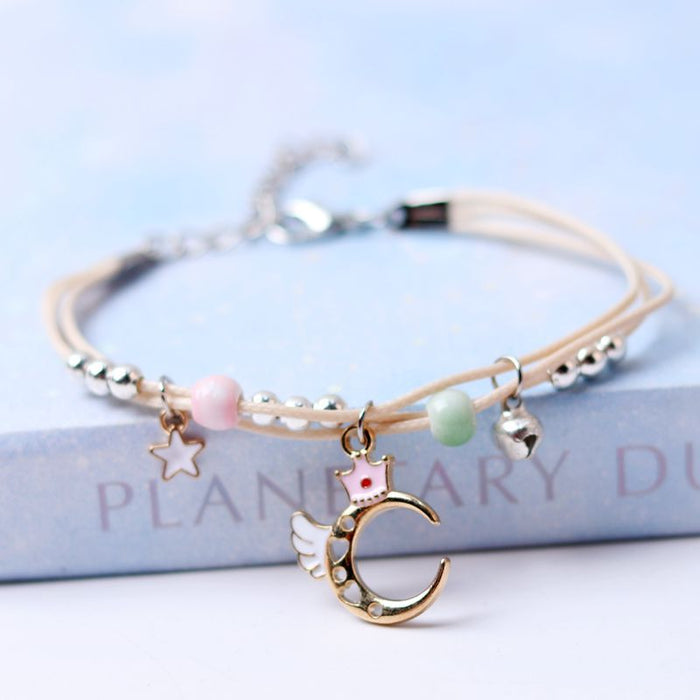 Wholesale Ceramic Moon Bay Bracelet Mini Cherry JDC-BT-YXH014