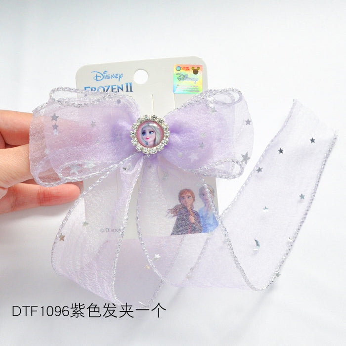 Wholesale hairpin yarn material children's bow ribbon JDC-HC-LLJ004