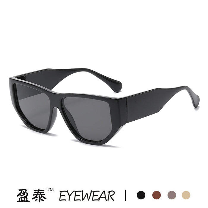 Wholesale Sunglasses PC Polygon Futuristic Floral Color JDC-SG-YuX013