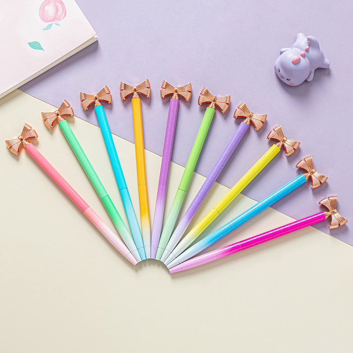 Wholesale Ballpoint Pen Metal Cute Bow Twist JDC-BP-HongD010