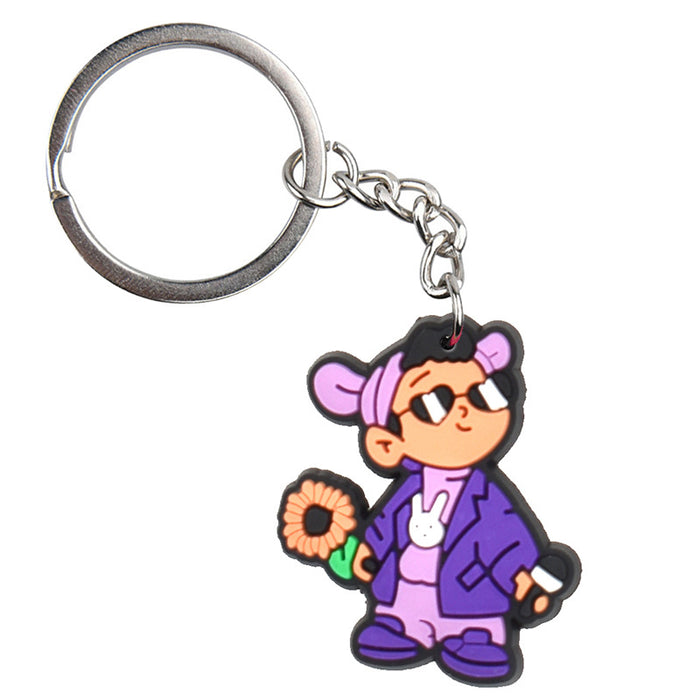 Wholesale Keychains PVC Cute Cartoon Anime(M) MOQ≥10 JDC-KC-BZYH003