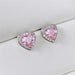 Jewelry WholesaleWholesale heart-encrusted zircon stud earrings JDC-ES-Caos015 Earrings 曹适 %variant_option1% %variant_option2% %variant_option3%  Factory Price JoyasDeChina Joyas De China