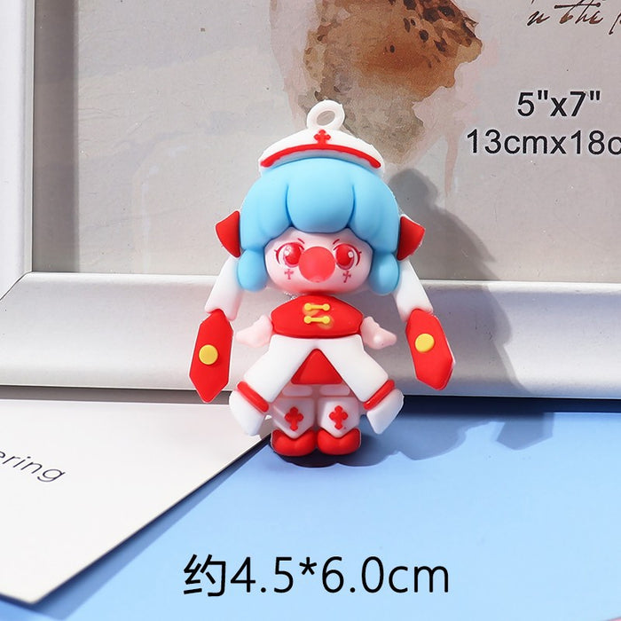 Jewelry WholesaleWholesale Cartoon Resin Doll Cream Glue Phone Case DIY Keychain JDC-DIY-YChang001 DIY 勇闯 %variant_option1% %variant_option2% %variant_option3%  Factory Price JoyasDeChina Joyas De China