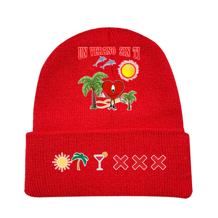 Wholesale Hat Acrylic Warm Cartoon Printing Knitted Hat (F) JDC-FH-YCFS002