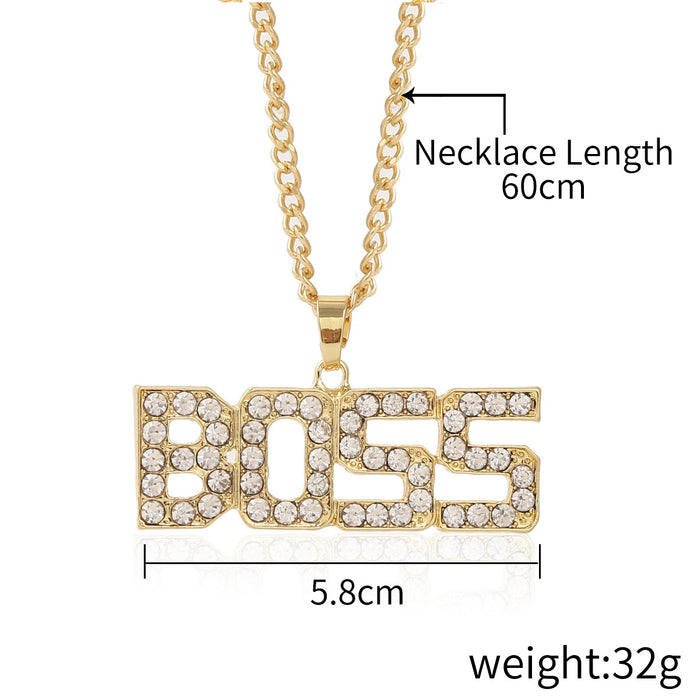 Jewelry WholesaleWholesale Diamond Cross Pendant Exaggerated Hip Hop Men's Necklace JDC-NE-GSJY006 Necklaces 嘉溢 %variant_option1% %variant_option2% %variant_option3%  Factory Price JoyasDeChina Joyas De China