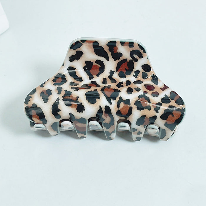 Wholesale Leopard Acrylic Hair Clips JDC-HC-GeLeiS001