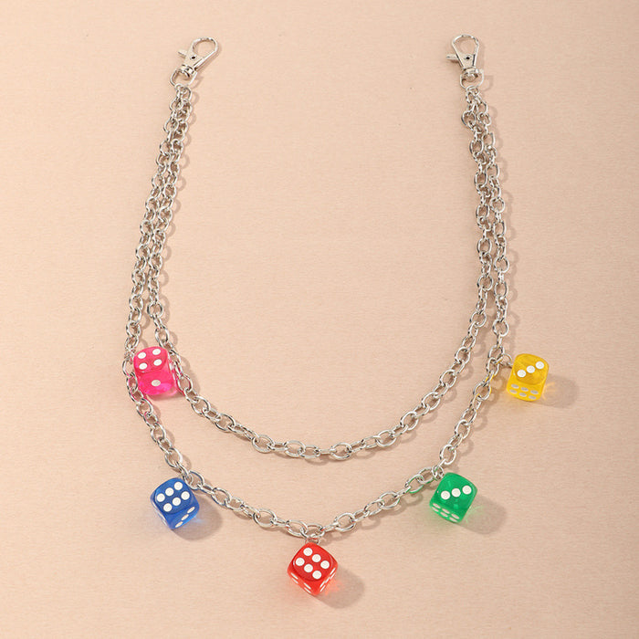 Wholesale Resin Pendant Alloy Waist Chain JDC-WC-NZ002