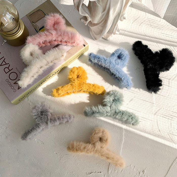 Wholesale hair clip plush shark clip bear JDC-HC-HaoF004