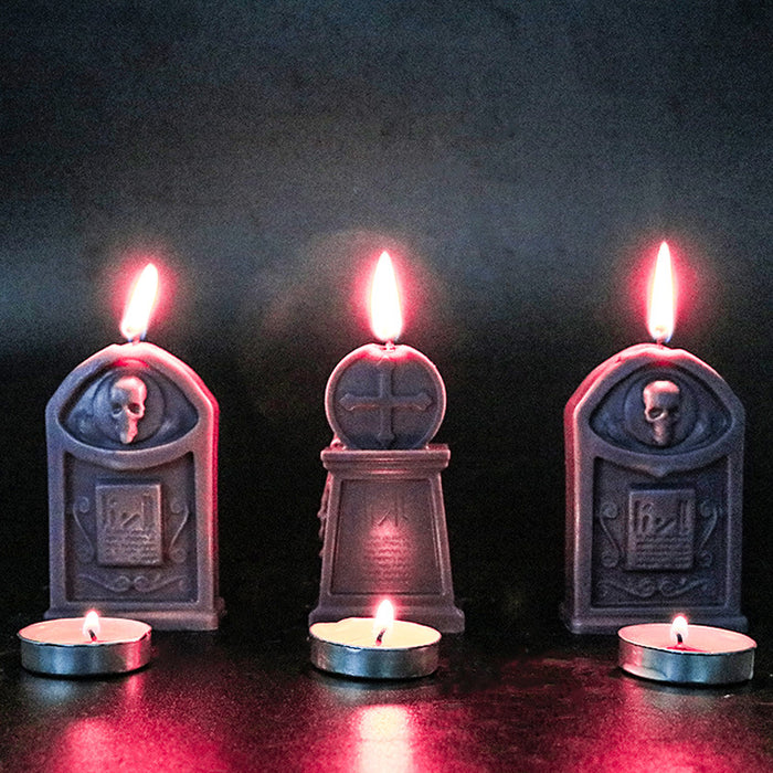 Wholesale candle mold DIY tombstone halloween JDC-DIY-ZOC003