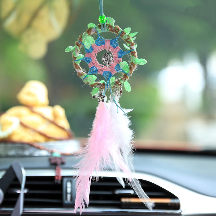 Wholesale handmade retro seven-pointed star dreamcatcher MOQ≥2 JDC-DC-JunX015