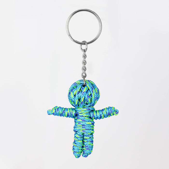 Jewelry WholesaleWholesale hand woven rope small mummy keychain MOQ≥10 JDC-KC-yongz003 Keychains 永泽 %variant_option1% %variant_option2% %variant_option3%  Factory Price JoyasDeChina Joyas De China