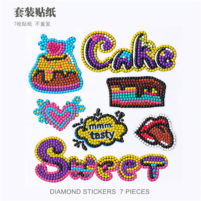 Jewelry WholesaleWholesale children's puzzle cartoon princess stick diamond painting at will DIY JDC-FT-qiancai001 fidgets toy 千彩 %variant_option1% %variant_option2% %variant_option3%  Factory Price JoyasDeChina Joyas De China