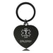 Jewelry WholesaleWholesale Medical Life Star Black Gift Keychain JDC-KC-GangGu041 Keychains 钢古 %variant_option1% %variant_option2% %variant_option3%  Factory Price JoyasDeChina Joyas De China