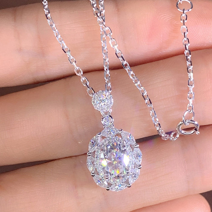 Wholesale Necklace Copper Zircon MOQ≥2 JDC-PREMCAOS-NE-009