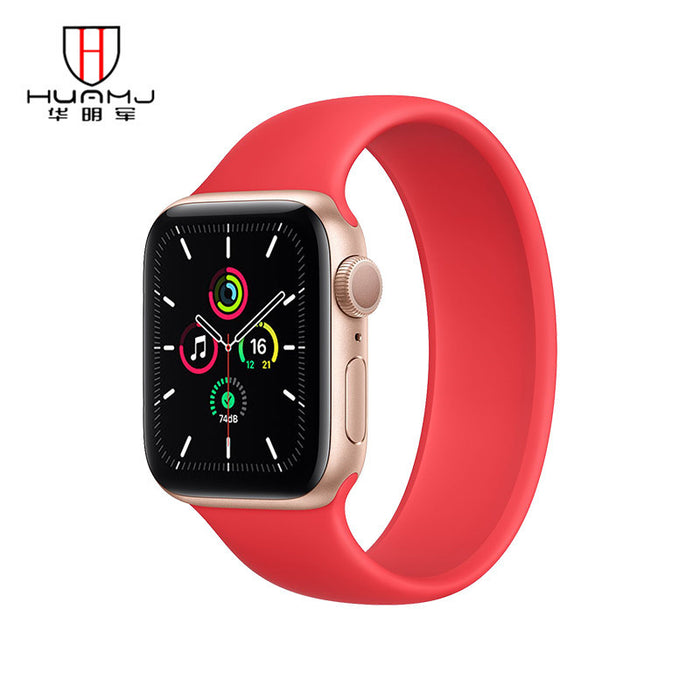 Jewelry WholesaleWholesale Apple Watch Silicone Single Tour Watch Band MOQ≥2 JDC-WB-HMJ004 Watch Band 华明军 %variant_option1% %variant_option2% %variant_option3%  Factory Price JoyasDeChina Joyas De China