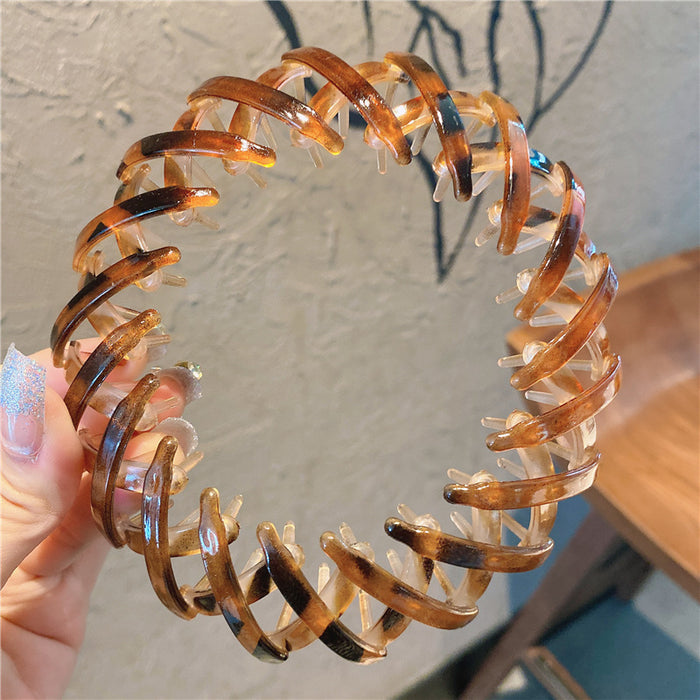 Jewelry WholesaleWholesale Telescopic Grab Clip Large Lazy Hair Clip JDC-HC-Nuanm002 Hair Clips 暖铭 %variant_option1% %variant_option2% %variant_option3%  Factory Price JoyasDeChina Joyas De China